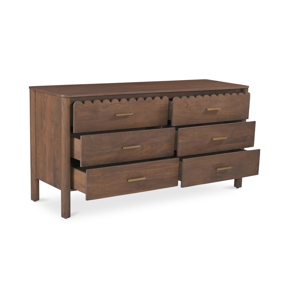 Moes Home - Wiley Dresser Vintage Brown - GZ-1170-03 view 4