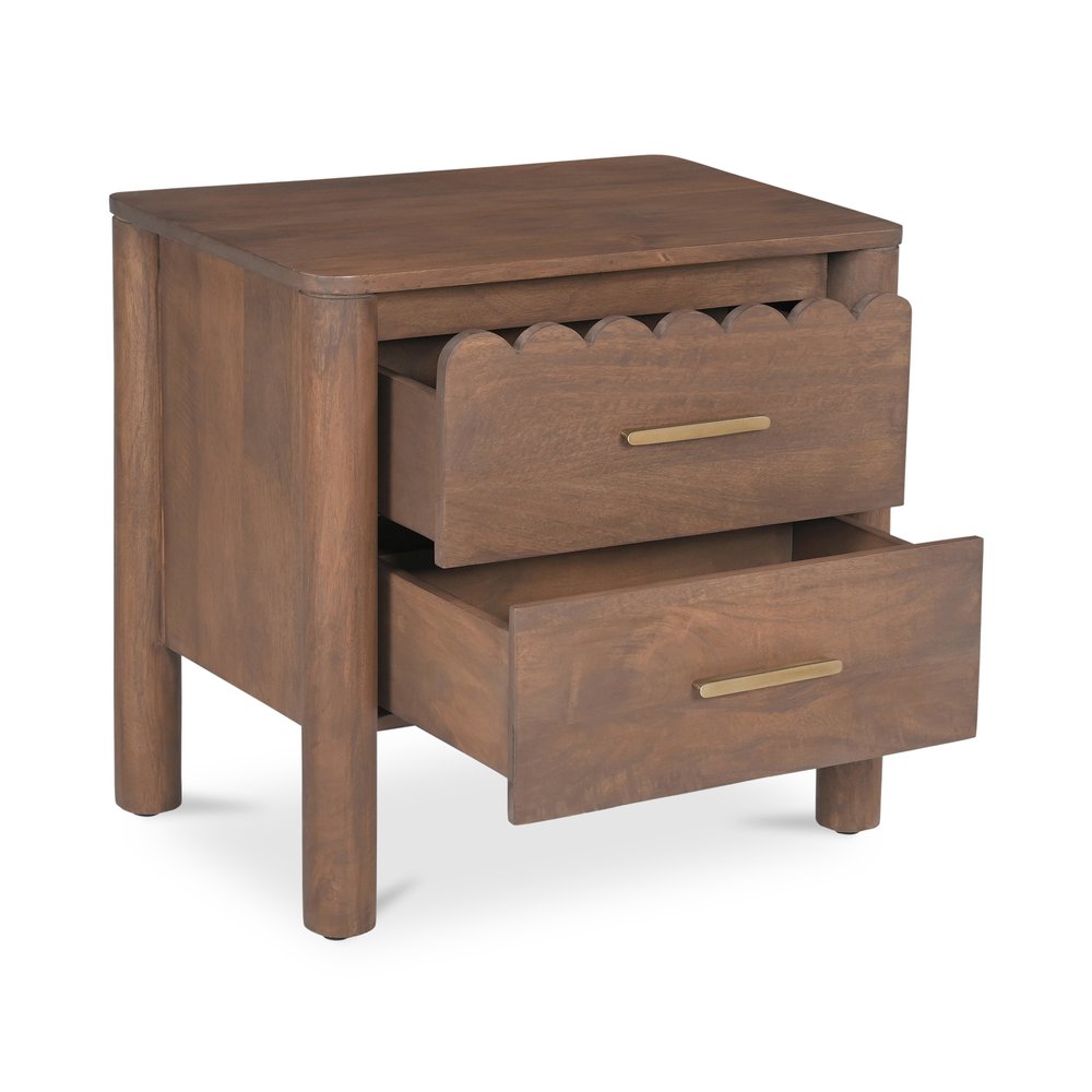 Moes Home - Wiley Nightstand Vintage Brown - GZ-1171-03 view 4