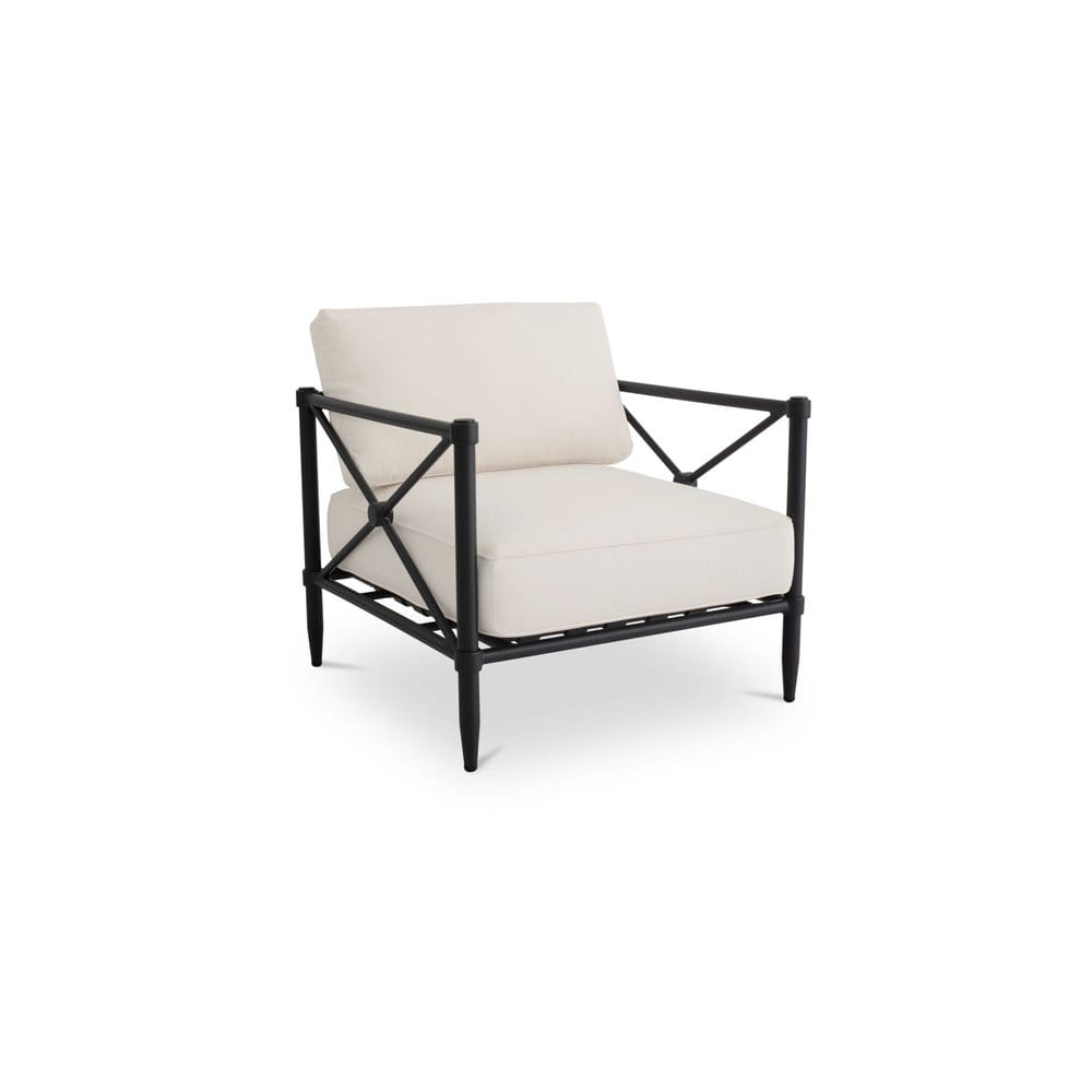 Moes Home - Willow Outdoor Accent Chair Cream - VV-1020-05 view 3