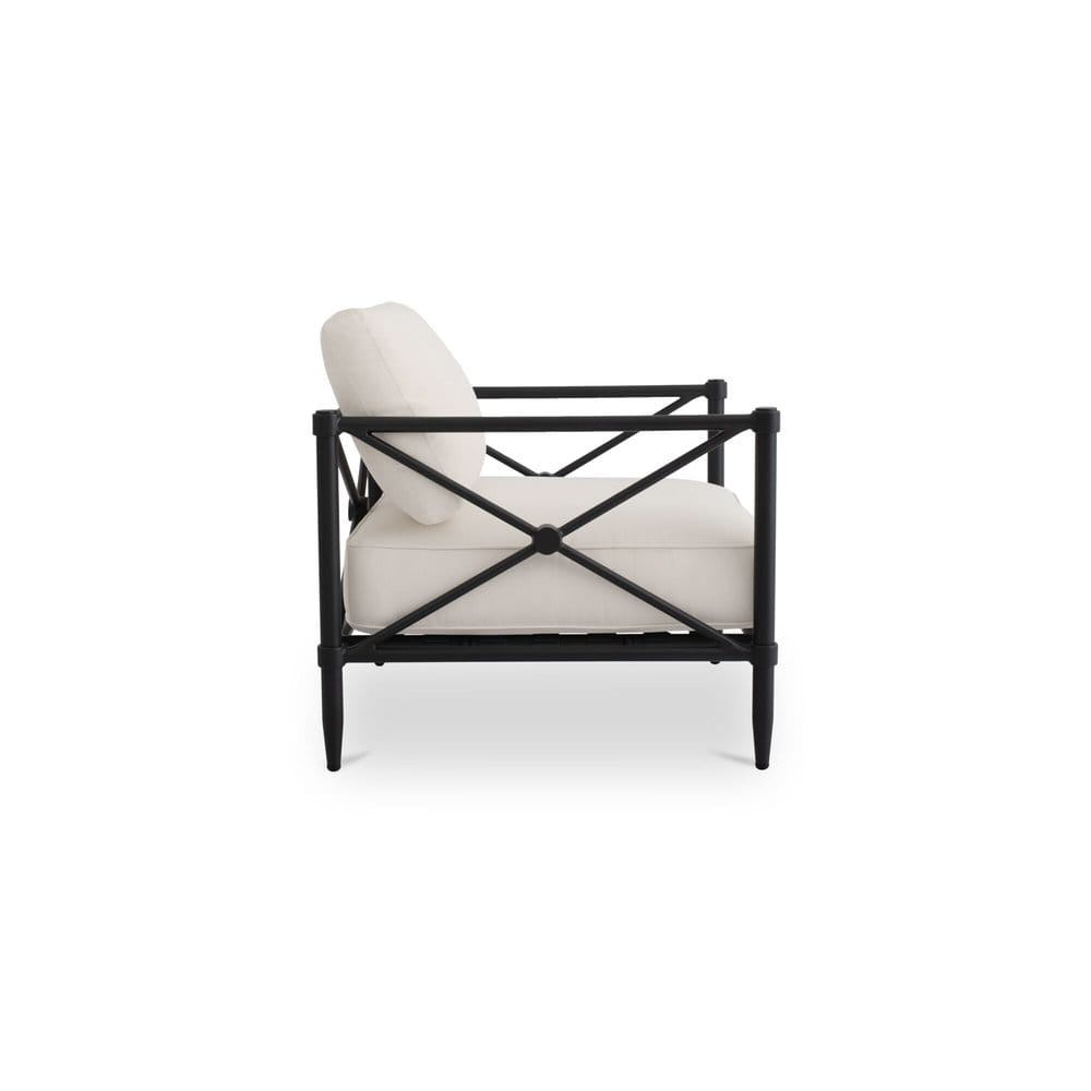Moes Home - Willow Outdoor Accent Chair Cream - VV-1020-05 view 4