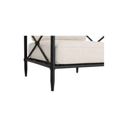 Moes Home - Willow Outdoor Accent Chair Cream - VV-1020-05 view 6