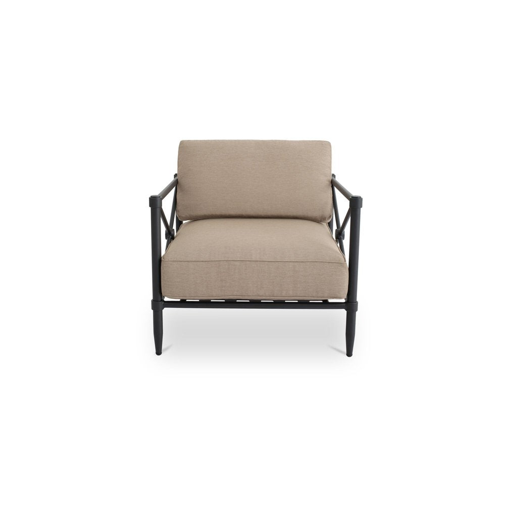 Moes Home - Willow Outdoor Accent Chair Light Brown - VV-1020-21 view 1