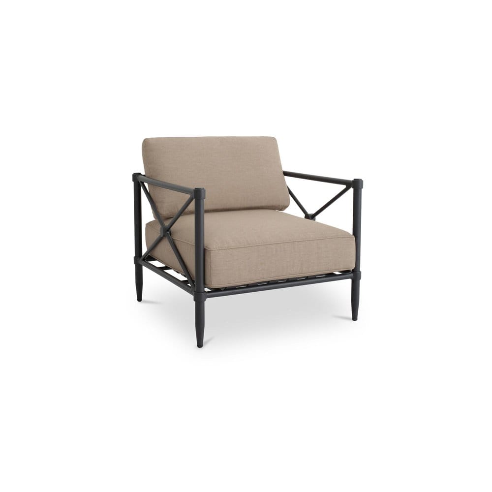 Moes Home - Willow Outdoor Accent Chair Light Brown - VV-1020-21 view 3