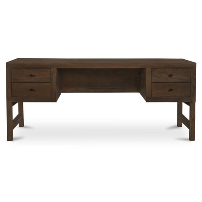 Moes Home - Windsor Desk Dark Brown - BV-1039-20 view 1