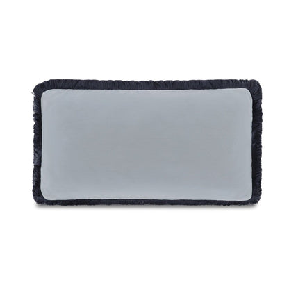 Moes Home - Yasmin Lumbar Cushion Light Blue Faux Mohair - OA-1121-45 view 1