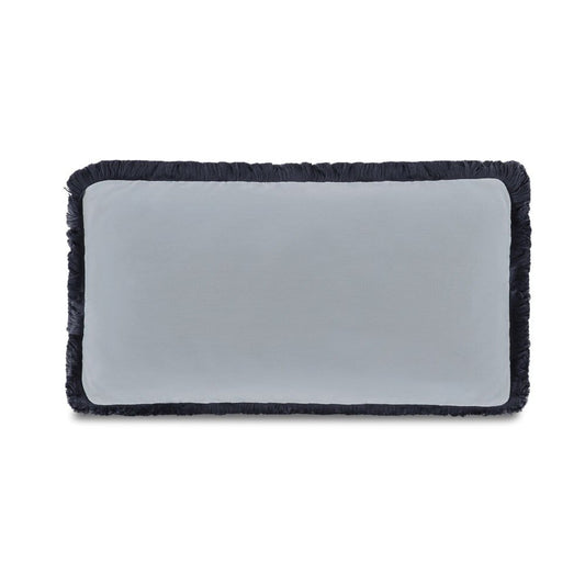 Moes Home - Yasmin Lumbar Cushion Light Blue Faux Mohair - OA-1121-45 view 2