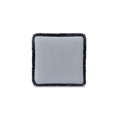 Moes Home - Yasmin Square Cushion Light Blue Faux Mohair - OA-1122-45 view 2