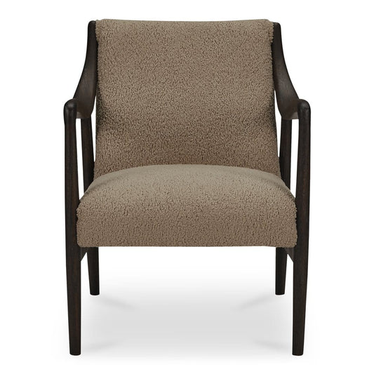 Moes Home - Yates Accent Chair Beige Faux Shearling - ME-1074-34 view 1