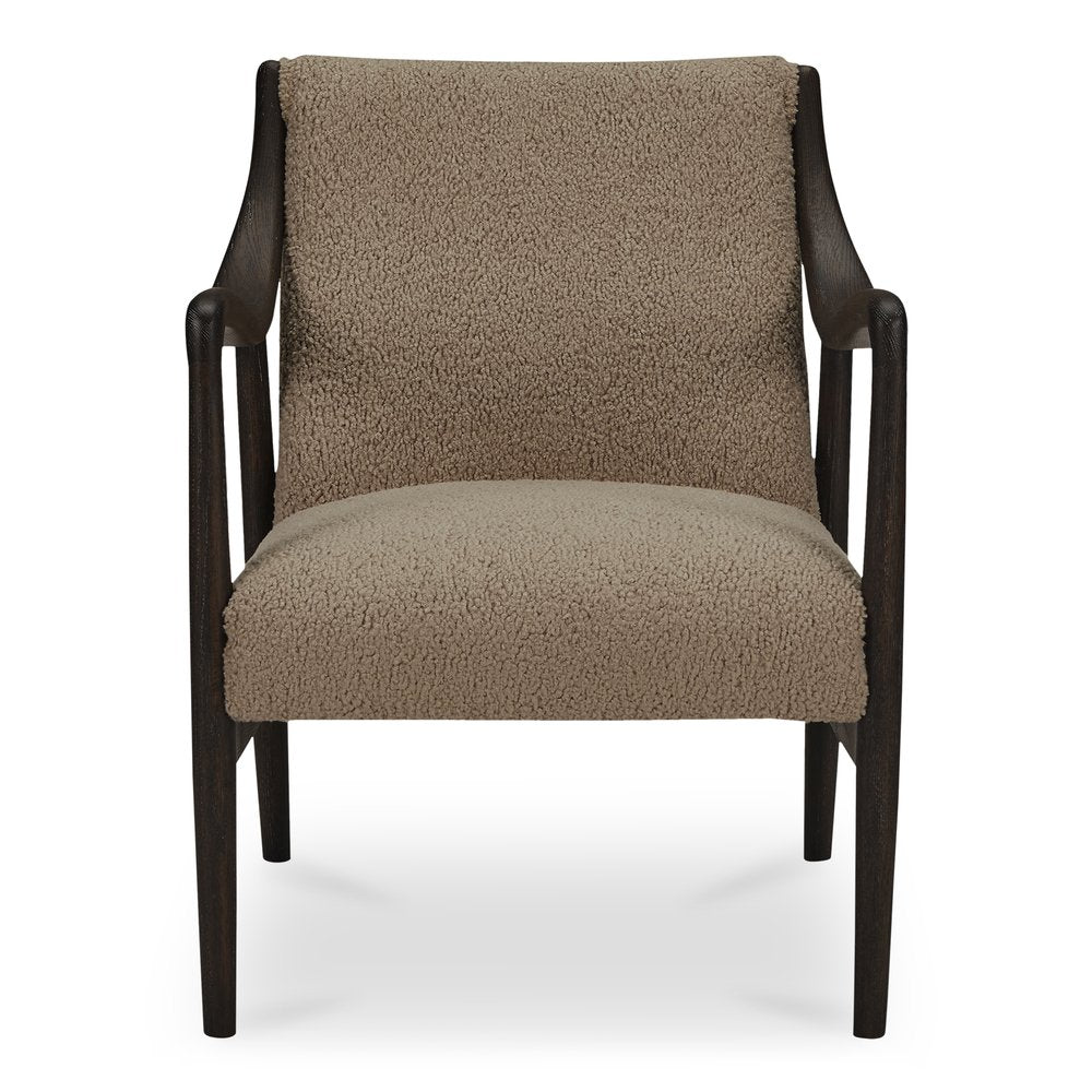 Moes Home - Yates Accent Chair Beige Faux Shearling - ME-1074-34 view 2