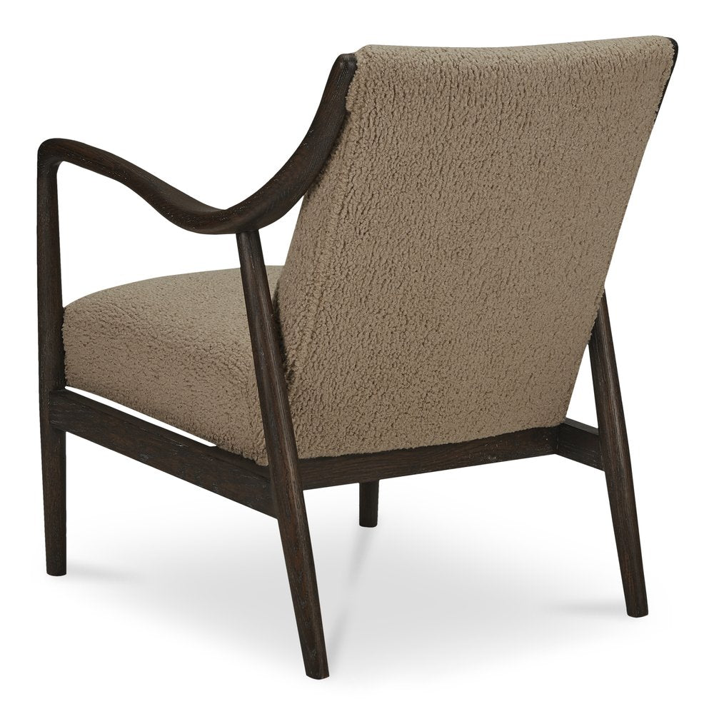 Moes Home - Yates Accent Chair Beige Faux Shearling - ME-1074-34 view 3