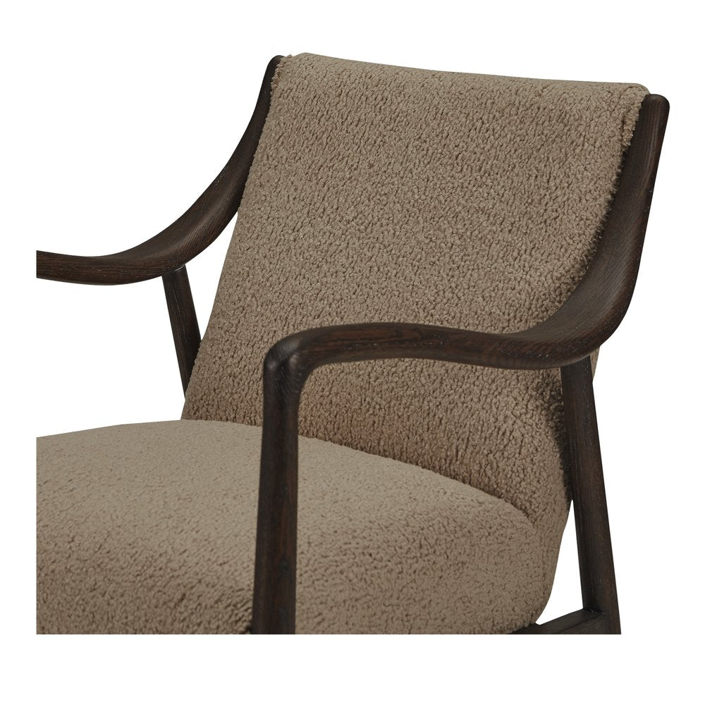 Moes Home - Yates Accent Chair Beige Faux Shearling - ME-1074-34 view 6