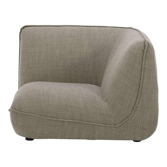 Moes Home - Zeppelin Corner Chair Speckled Pumice - KQ-1012-15 veiw 1