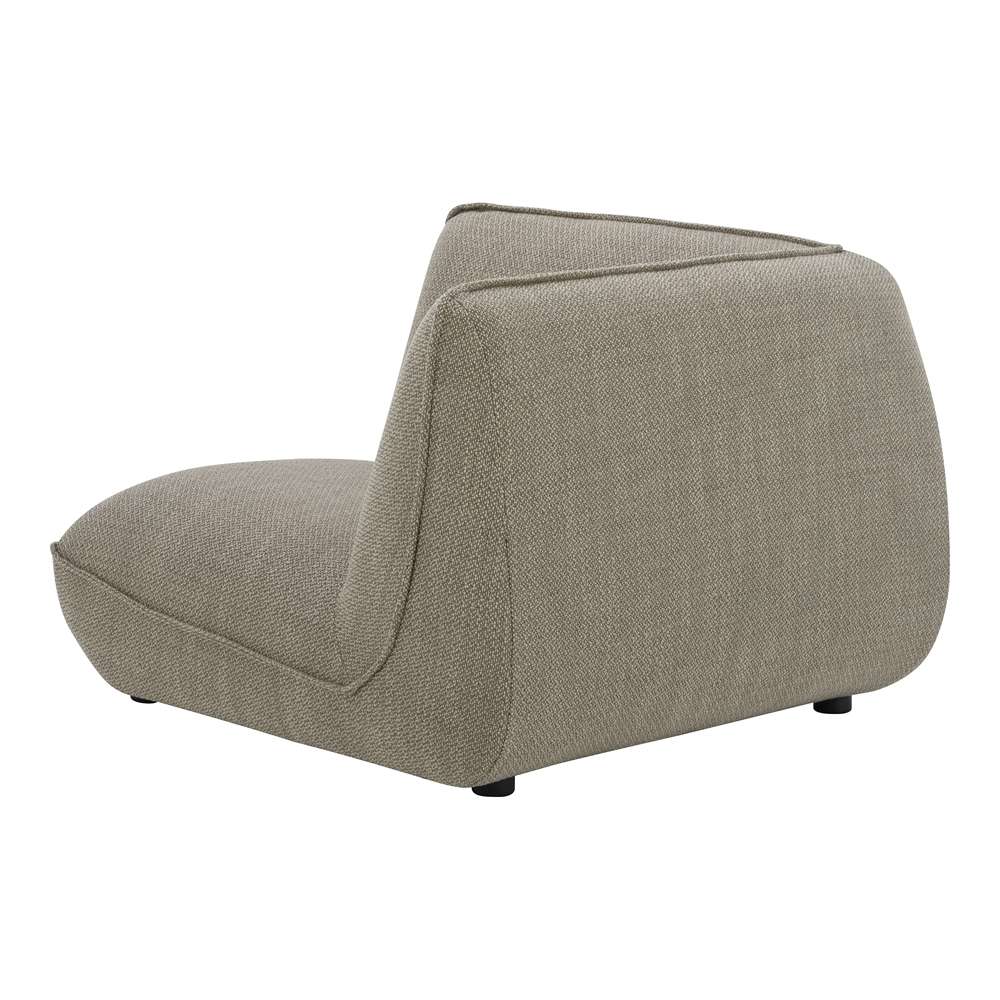 Moes Home - Zeppelin Corner Chair Speckled Pumice - KQ-1012-15 veiw 2