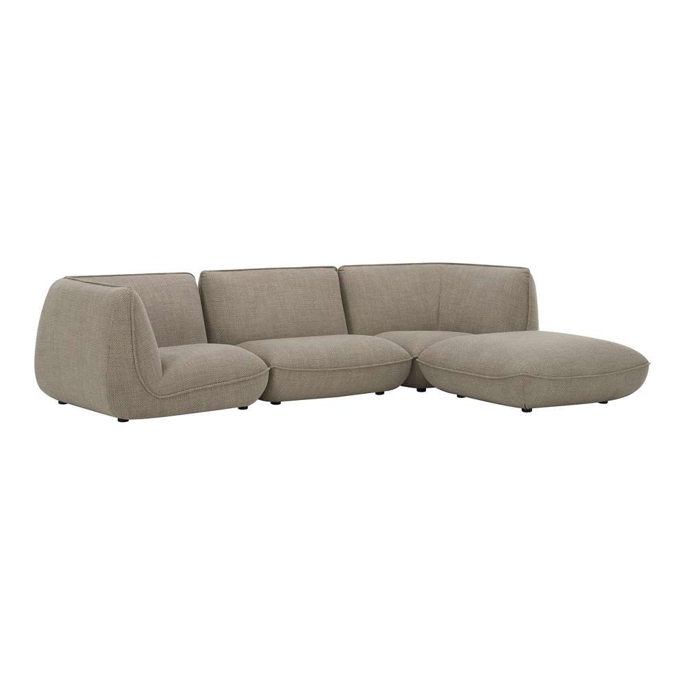 Moes Home - Zeppelin Lounge Modular Sectional Speckled Pumice - KQ-1019-15 veiw 2