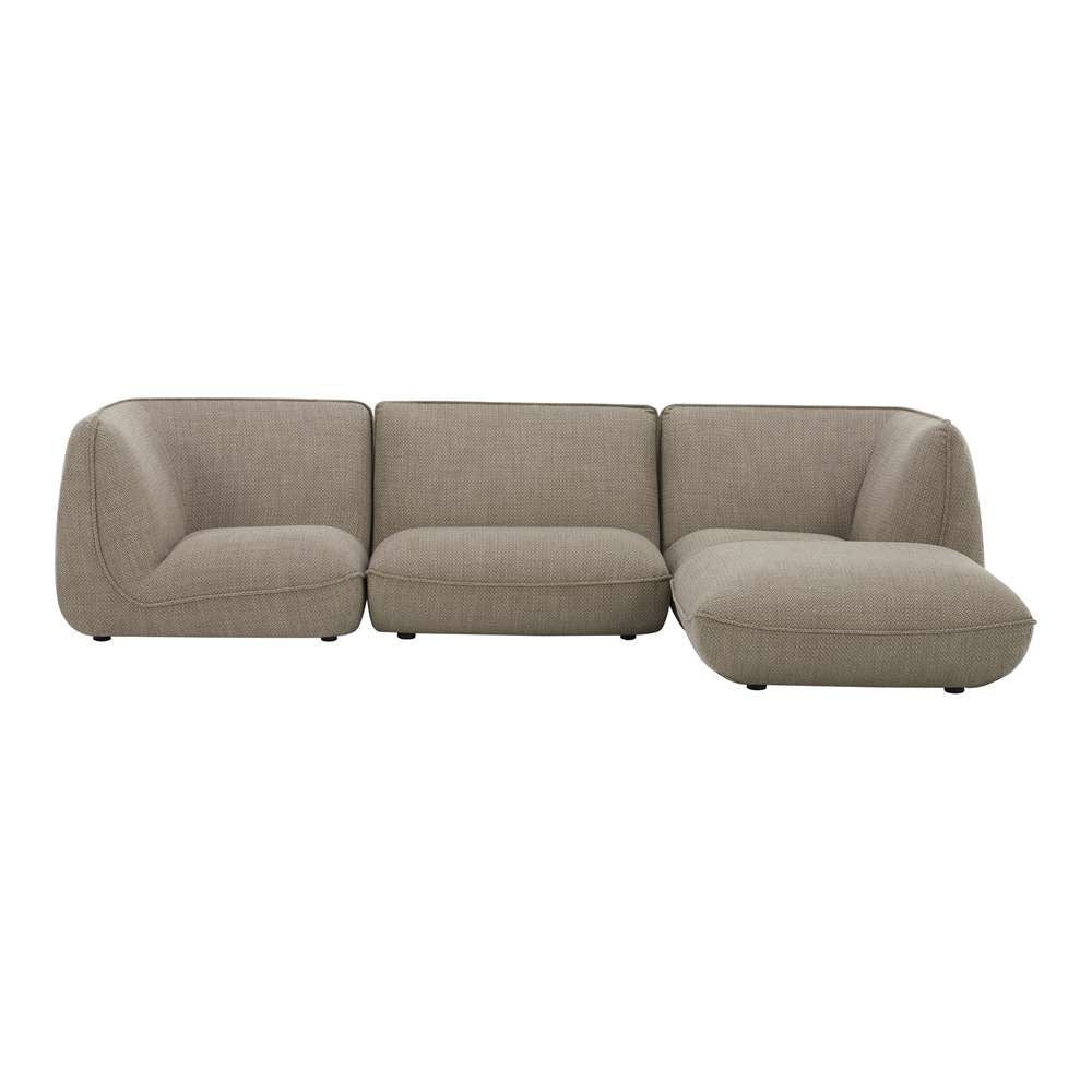 Moes Home - Zeppelin Lounge Modular Sectional Speckled Pumice - KQ-1019-15 veiw 5