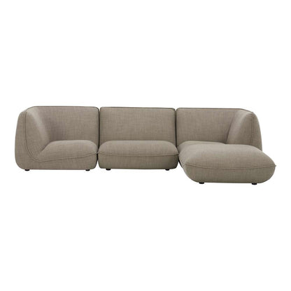Moes Home - Zeppelin Lounge Modular Sectional Speckled Pumice - KQ-1019-15 veiw 5