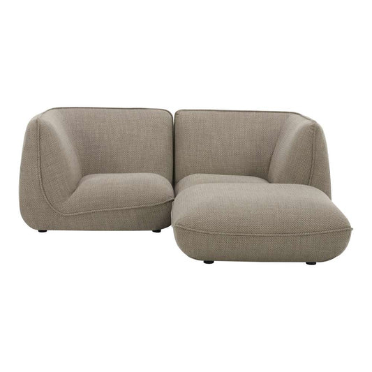 Moes Home - Zeppelin Nook Modular Sectional Speckled Pumice - KQ-1017-15 veiw 1
