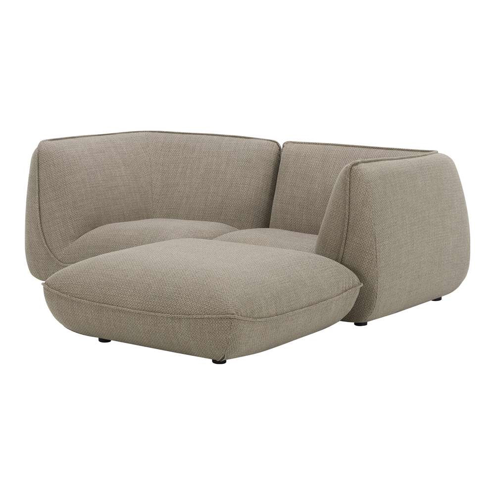 Moes Home - Zeppelin Nook Modular Sectional Speckled Pumice - KQ-1017-15 veiw 3