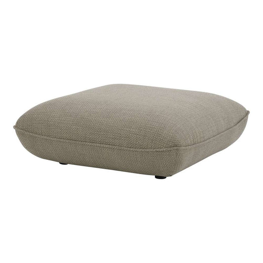 Moes Home - Zeppelin Ottoman Speckled Pumice - KQ-1014-15 veiw 2