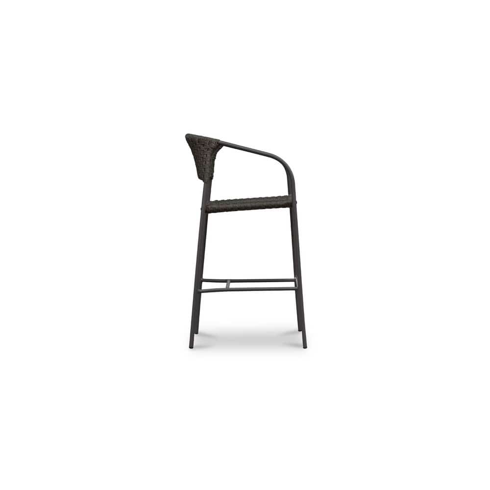 Moes Home - Zola Outdoor Bar Stool Dark Brown - GE-1007-20 view 4