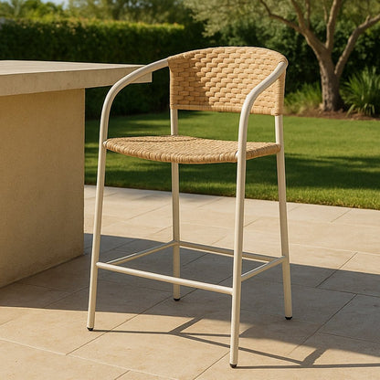 Moes Home - Zola Outdoor Bar Stool Natural - GE-1007-24 view 8