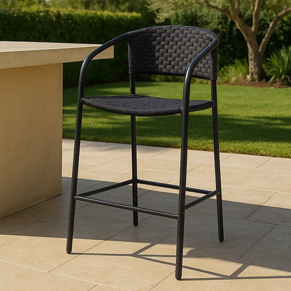 Moes Home - Zola Outdoor Counter Chair Dark Brown - GE-1008-20 view 8