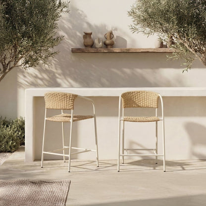 Moes Home - Zola Outdoor Counter Chair Natural - GE-1008-24 view 9