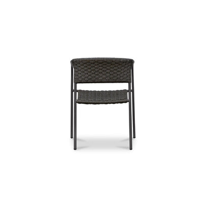 Moes Home - Zola Outdoor Dining Chair Dark Brown-Set of 2 - GE-1009-20 view 6