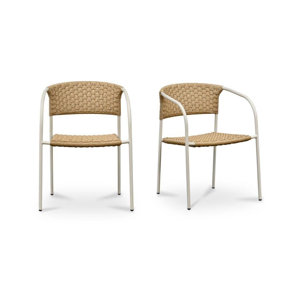 Moes Home - Zola Outdoor Dining Chair Natural-Set of 2 - GE-1009-24 view 1