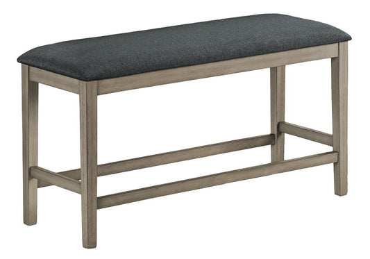 Monarch Specialties - 42in Rectangular Bench in Grey - I 1383 veiw 1