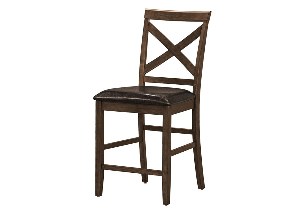 Monarch Specialties -  44in Height Dining Chair in Walnut  Set Of 2 - I 1388 veiw 1