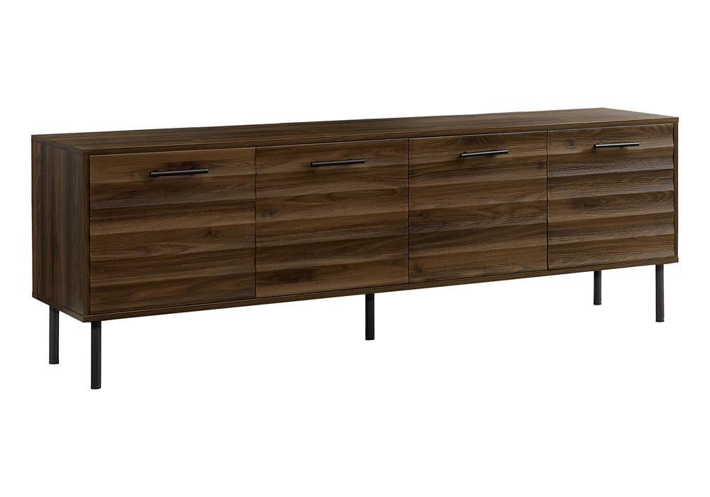Monarch Specialties - 72 Inch Tv Stand in Brown,Black - I 2727 veiw 1