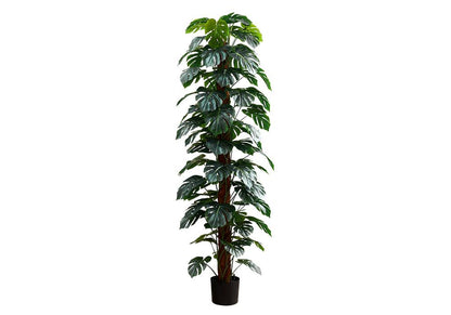 Monarch Specialties - 83in Tall Artificial Plant in Green,Black,Brown - I 9521 veiw 1