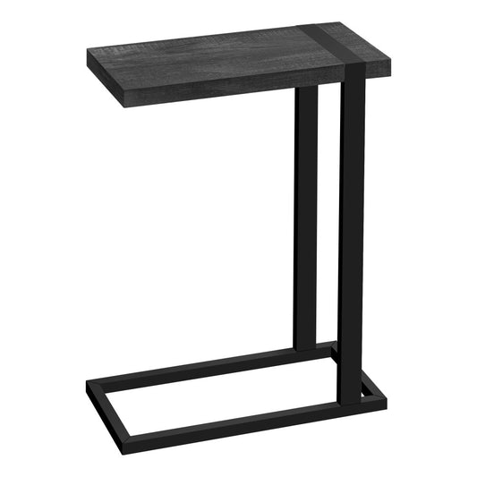 Monarch Specialties - Accent Table, C-Shaped, End, Side, Snack, Living Room, Bedroom, Metal, Laminate, Black, Contemporary, Modern - I-2863 veiw 1