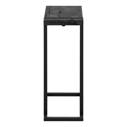 Monarch Specialties - Accent Table, C-Shaped, End, Side, Snack, Living Room, Bedroom, Metal, Laminate, Black, Contemporary, Modern - I-2863 veiw 2