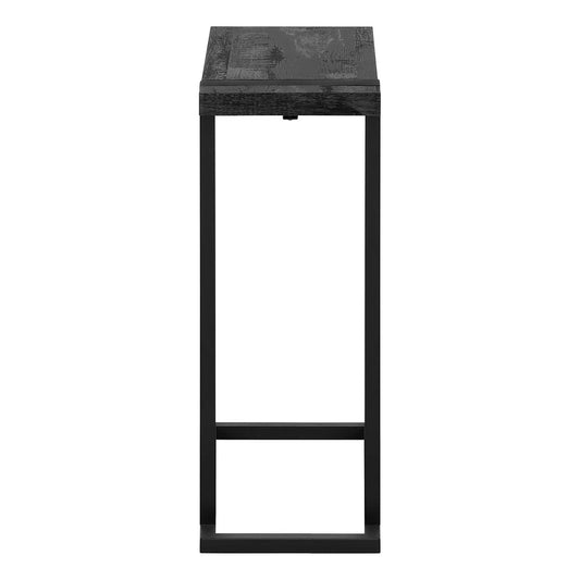 Monarch Specialties - Accent Table, C-Shaped, End, Side, Snack, Living Room, Bedroom, Metal, Laminate, Black, Contemporary, Modern - I-2863 veiw 2