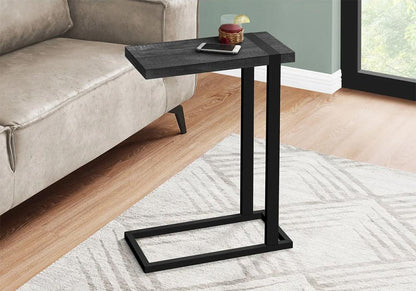 Monarch Specialties - Accent Table, C-Shaped, End, Side, Snack, Living Room, Bedroom, Metal, Laminate, Black, Contemporary, Modern - I-2863 veiw 5