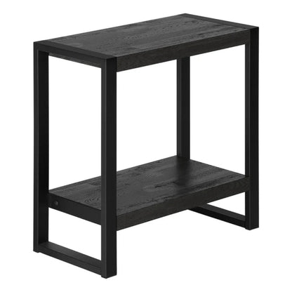 Monarch Specialties - Accent Table, Side, End, Nightstand, Lamp, Living Room, Bedroom, Metal, Laminate, Black, Contemporary, Modern - I-2862 veiw 2