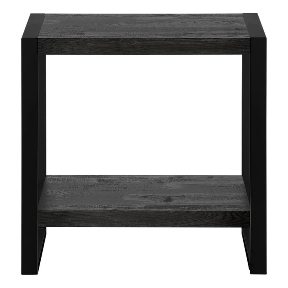 Monarch Specialties - Accent Table, Side, End, Nightstand, Lamp, Living Room, Bedroom, Metal, Laminate, Black, Contemporary, Modern - I-2862 veiw 3