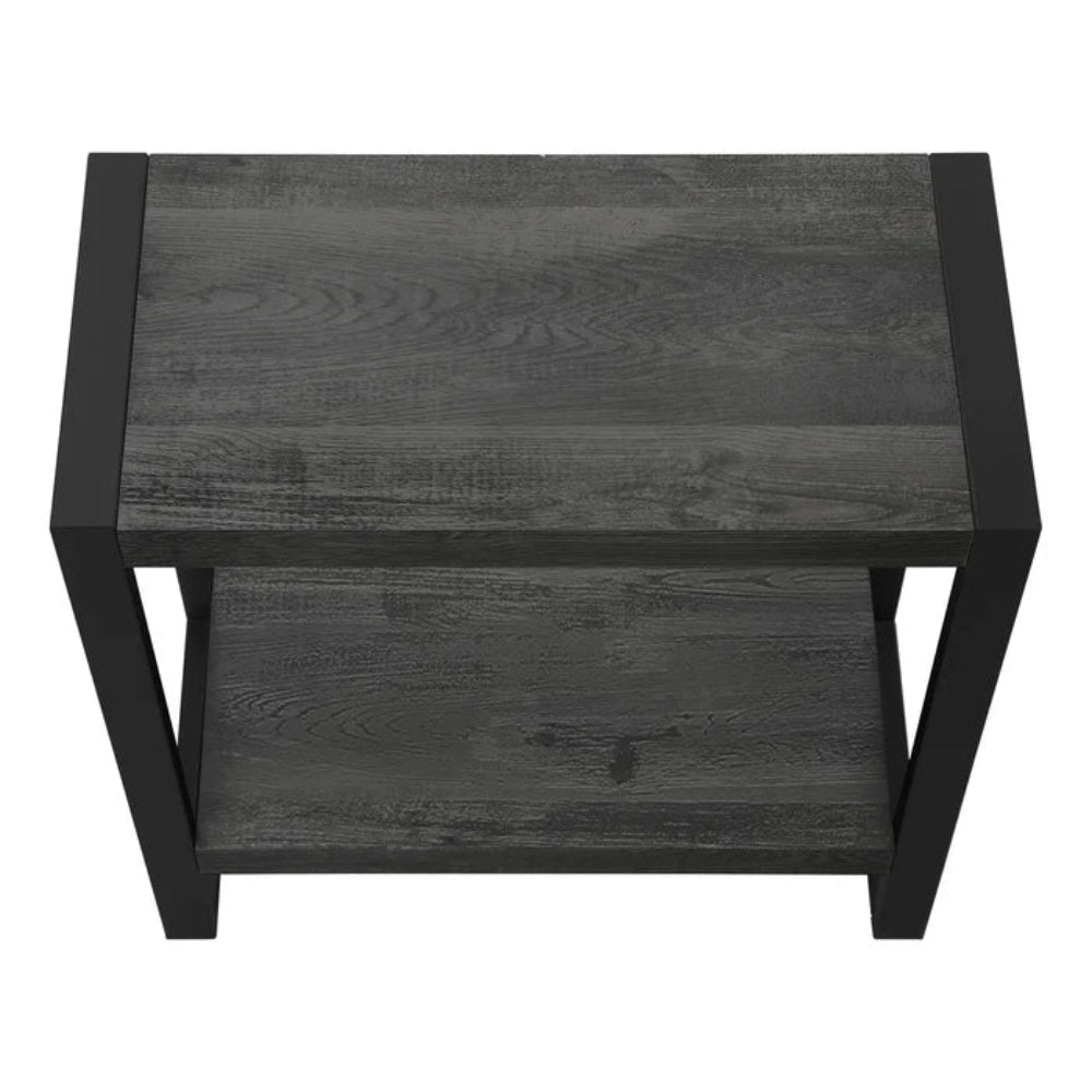 Monarch Specialties - Accent Table, Side, End, Nightstand, Lamp, Living Room, Bedroom, Metal, Laminate, Black, Contemporary, Modern - I-2862 veiw 5