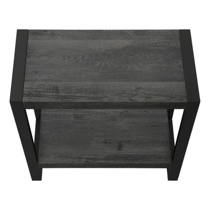 Monarch Specialties - Accent Table, Side, End, Nightstand, Lamp, Living Room, Bedroom, Metal, Laminate, Black, Contemporary, Modern - I-2862 veiw 5