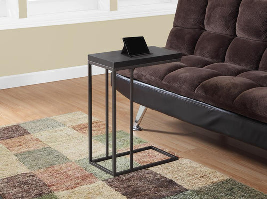 Monarch Specialties - Accent Table, C-Shaped, End, Side, Snack, Living Room, Bedroom, Metal, Laminate, Brown, Contemporary, Modern - I-3088 veiw 1