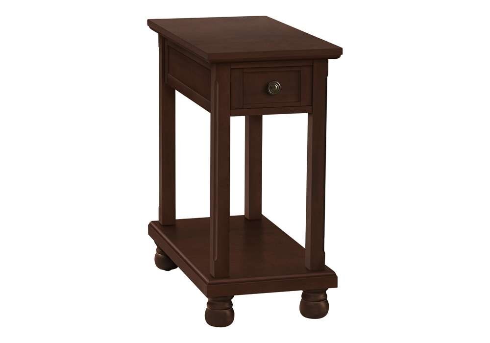 Monarch Specialties - Accent Table, End, Side Table, Narrow, Nightstand, Bedroom, Lamp, Storage Drawer, Brown Veneer, Traditional - I 3967 veiw 1