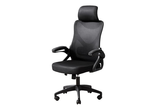 Monarch Specialties - Adjustable Height Office Chair in Black - I 7334 veiw 1