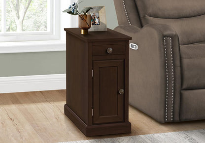 Monarch Specialties - End Table, Brown Veneer, Traditional - I 3964 veiw 3