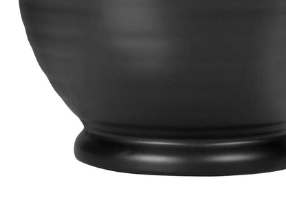 Monarch Specialties - Lighting, 17inH, Table Lamp, Black Ceramic, Ivory / Cream Shade, Transitional - I 9739 veiw 2