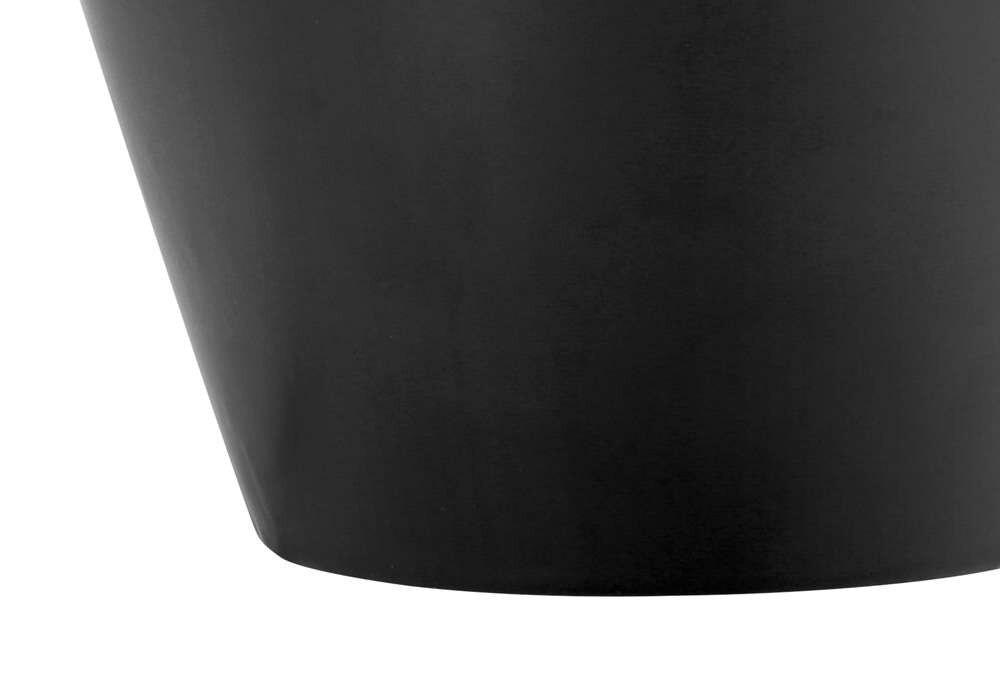 Monarch Specialties - Lighting, 17inH, Table Lamp, Black Ceramic, Ivory / Cream Shade, Transitional - I 9738 veiw 2
