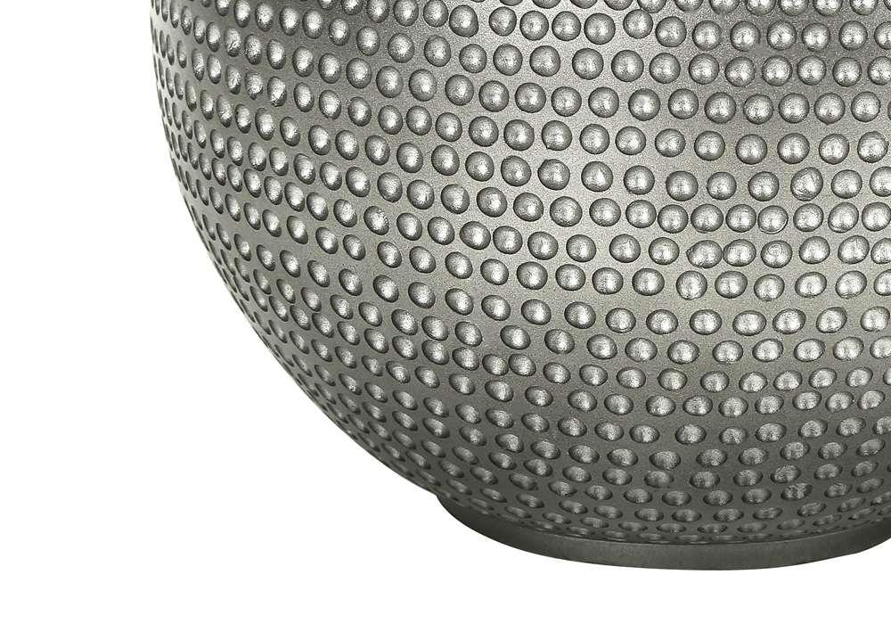 Monarch Specialties - Lighting, 19inH, Table Lamp, Grey Resin, Ivory / Cream Shade, Modern - I 9653 veiw 3