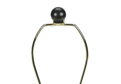 Monarch Specialties - Lighting, 22inH, Table Lamp, Black Ceramic, Ivory / Cream Shade, Transitional - I 9708 veiw 4