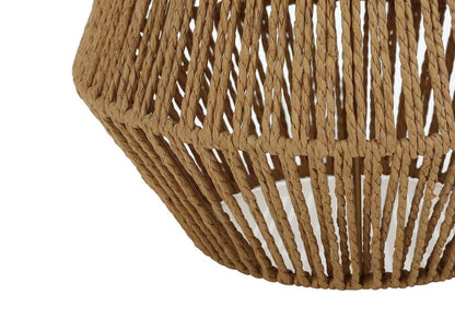 Monarch Specialties - Lighting, 22inH, Table Lamp, Brown Rope, Beige Shade, Transitional - I 9628 veiw 3